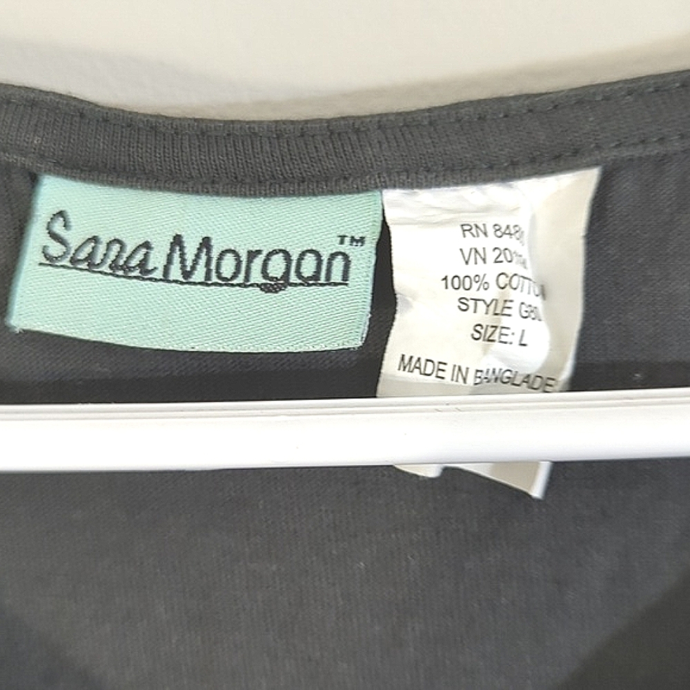 Charcoal Gray Dress With Pockets, Size Large - Picture 3 of 5